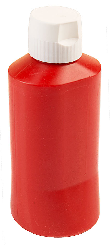 Quetschflasche 0,6 Ltr, - Ø 9,5 cm - Rot
