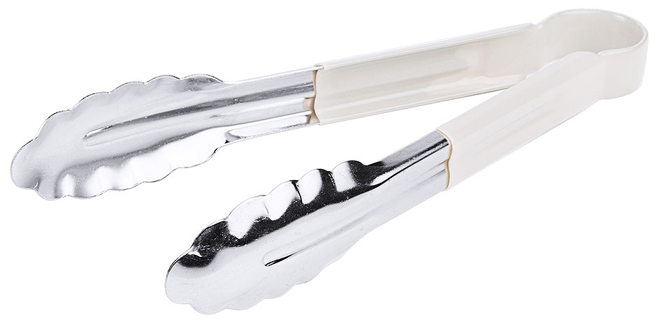 Zange Länge 24 cm in Edelstahl - HACCP weiß Zange Länge 24 cm in Edelstahl - HACCP weiß