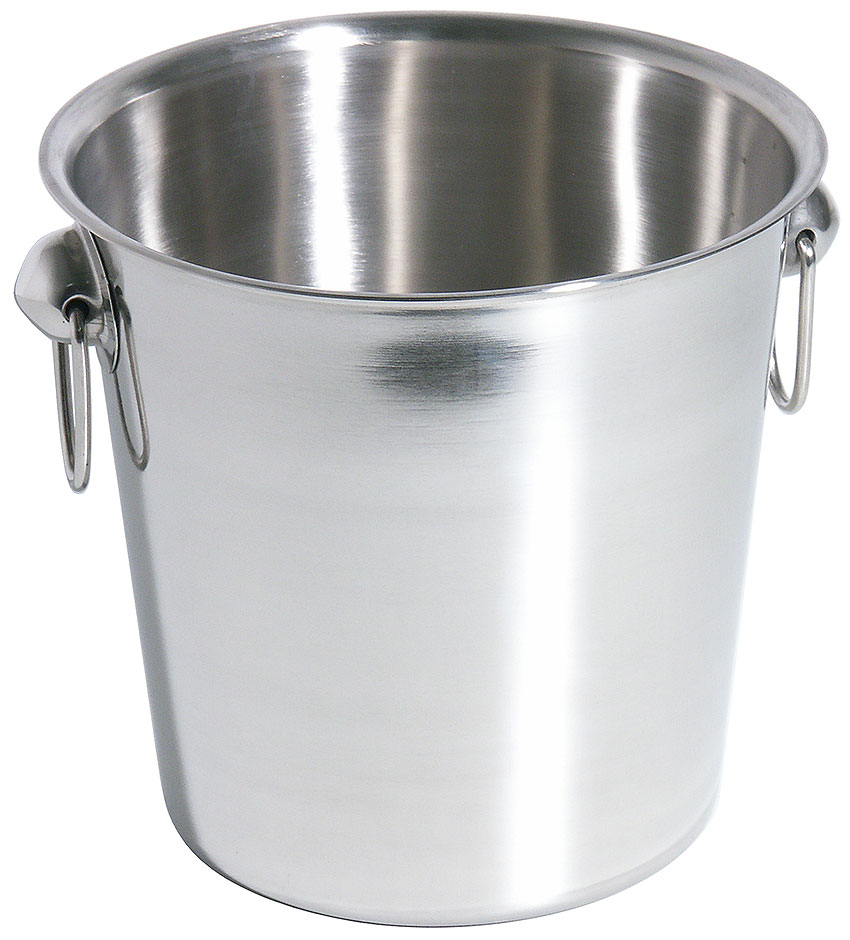 Sektkühler aus Edelstahl Ø 18,5 cm - Höhe 18,5 cm