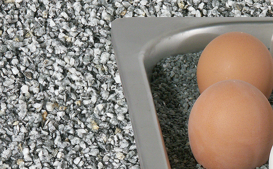 Wärmesand - Gewicht 7,0 kg - 4,5 Liter - Farbe hellgrau