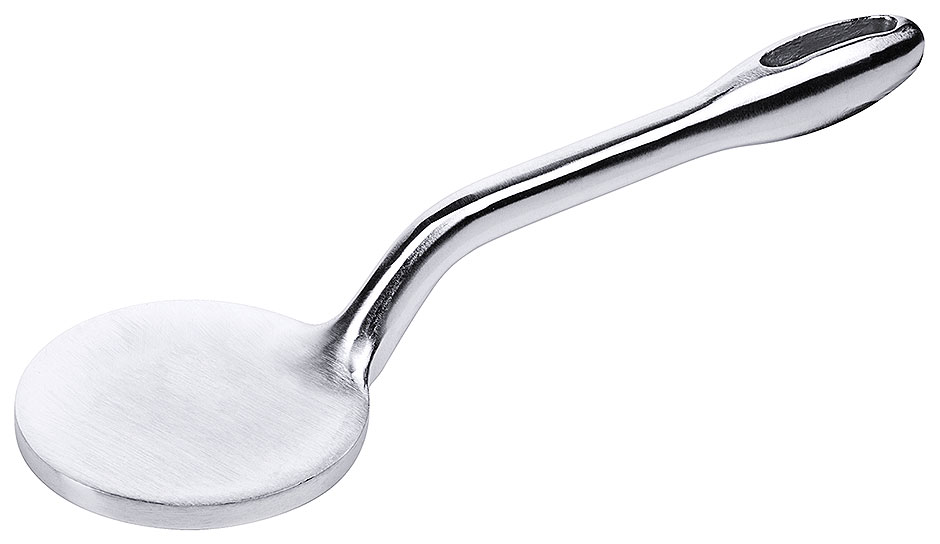 Fleischklopfer Ø 9,5 cm - Stiellänge 29,5 cm - Gewicht 0,75 kg - geriffelt