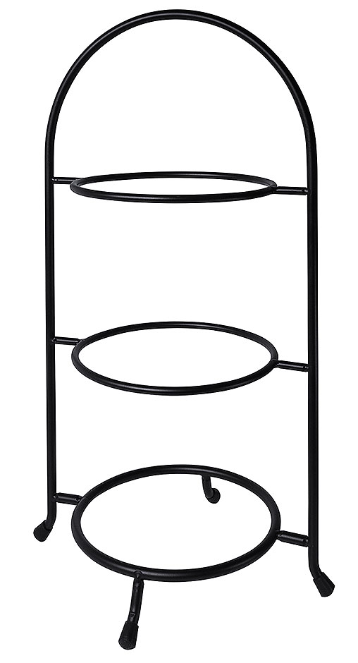 Telleretagere - Ø 27,0 cm - schwarz - Höhe 47,0 cm