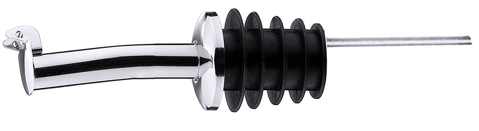 Flaschenausgießer Ø 8,0 mm - Länge 12,0 cm - mit Kläppchen Flaschenausgießer Ø 8,0 mm - Länge 12,0 cm - mit Kläppchen