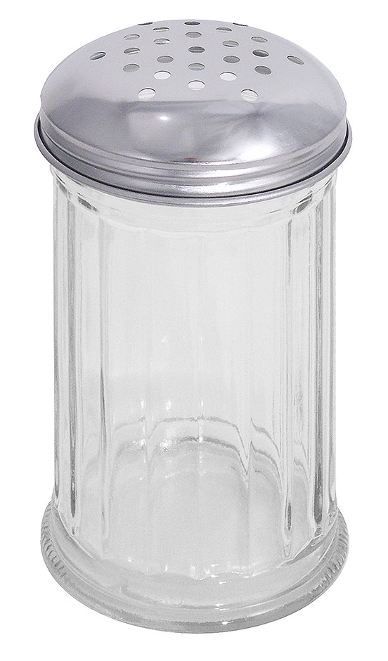 Streuer für Käse - Gewürze Ø 7,5 cm - Loch-Ø 4,0 mm - Volumen 0,3 Liter Streuer für Käse - Gewürze Ø 7,5 cm - Loch-Ø 4,0 mm - Volumen 0,3 Liter