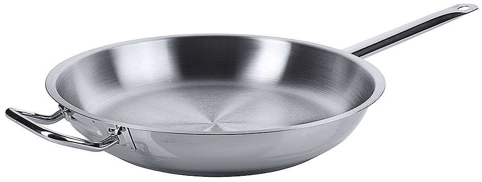 Bratpfanne mit Rohrgriff Ø 36 cm - Ø Boden 29,0 cm - Höhe 7,0 cm