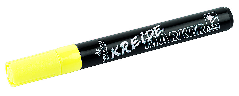 Kreidemarker 2-5 mm, gelb Kreidemarker 2-5 mm, gelb