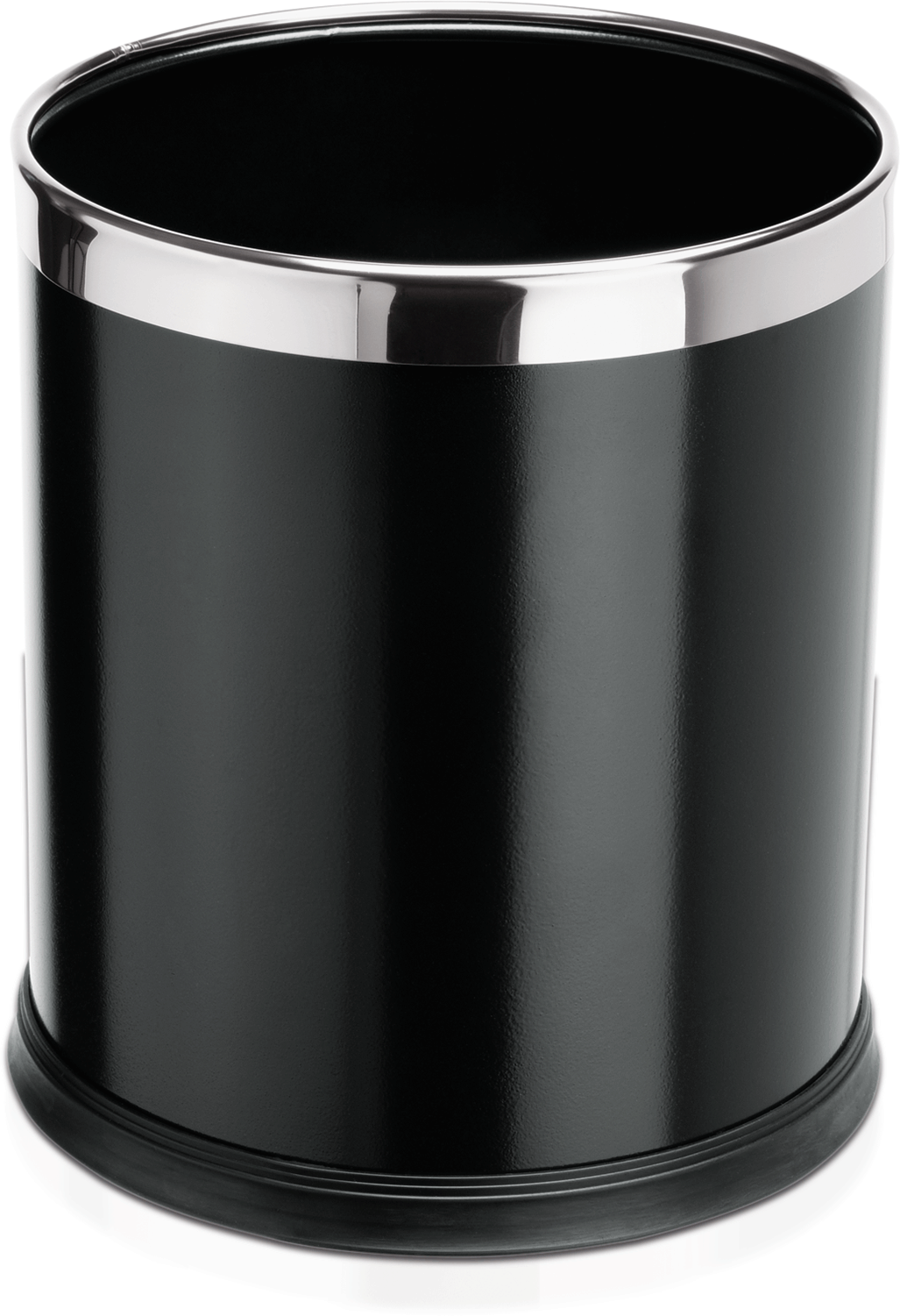 Papierkorb, Ø 22 cm, schwarz, pulverbeschichteter Stahl Papierkorb, Ø 22 cm, schwarz, pulverbeschichteter Stahl