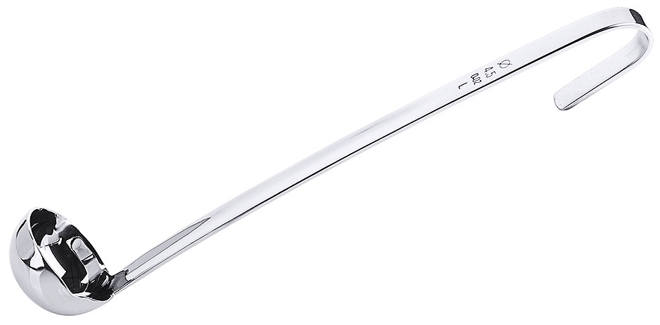 Dressinglöffel - fugenlos Ø 4,5 cm - Stiellänge 22,0 cm - Volumen 0,02 Liter Dressinglöffel - fugenlos Ø 4,5 cm - Stiellänge 22,0 cm - Volumen 0,02 Liter