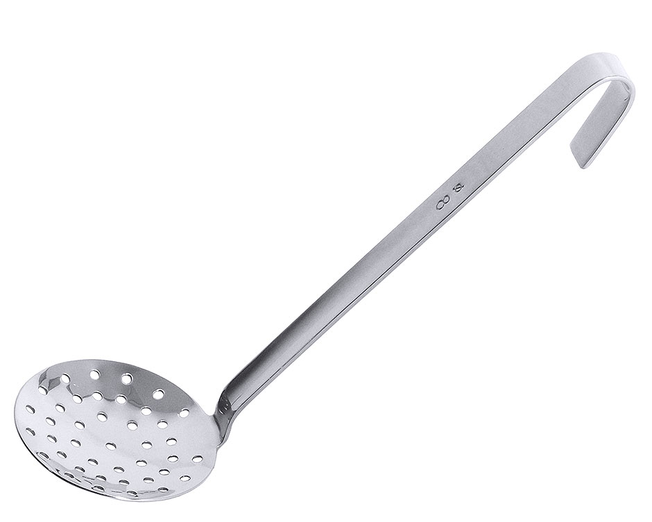 Schaumlöffel flach - fugenlos Ø 20,0 cm - Stiellänge 47,0 cm