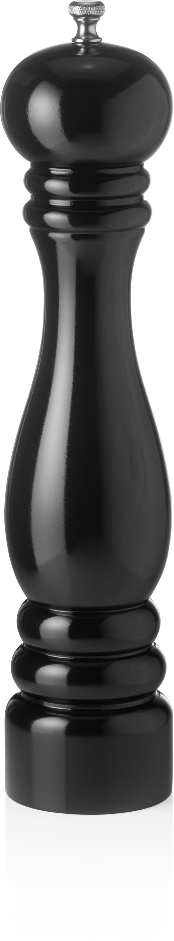 Salzmühle mit Keramikmahlwerk, 30 cm, schwarz glänzend, Holz Salzmühle mit Keramikmahlwerk, 30 cm, schwarz glänzend, Holz