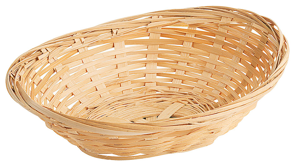 Bambuskorb 20,0 x 15,5 x 7,0 cm, oval Bambuskorb 20,0 x 15,5 x 7,0 cm, oval