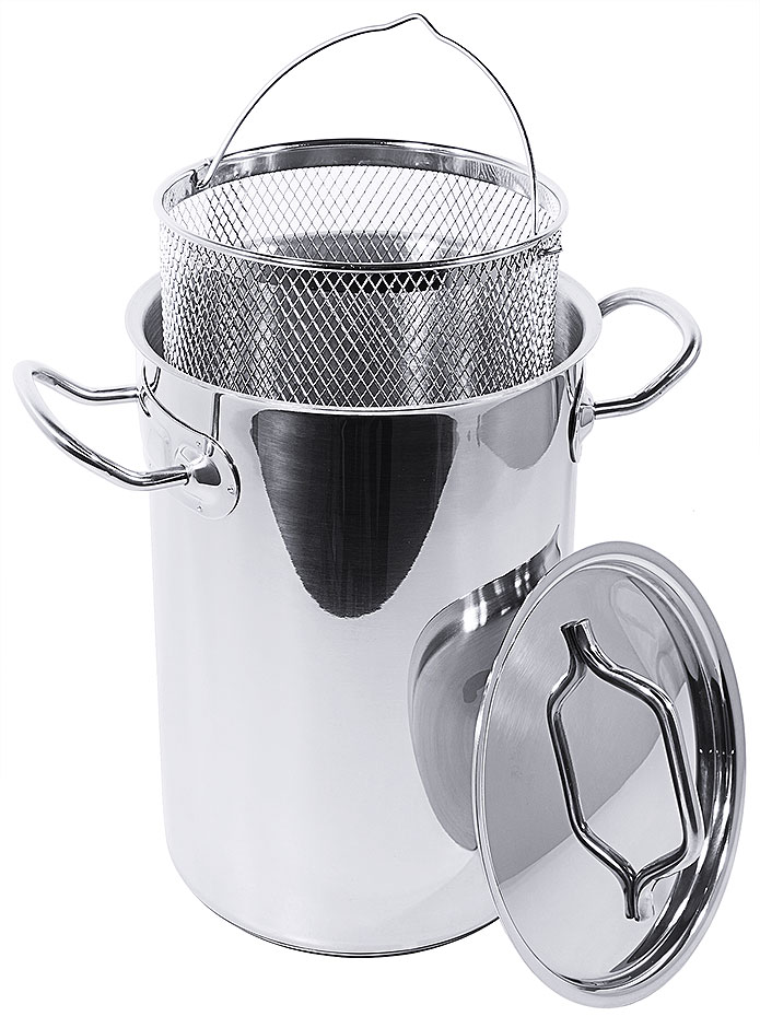 Spargelkochtopf Ø innen 16 cm - Volumen 4,5 Liter Spargelkochtopf Ø innen 16 cm - Volumen 4,5 Liter