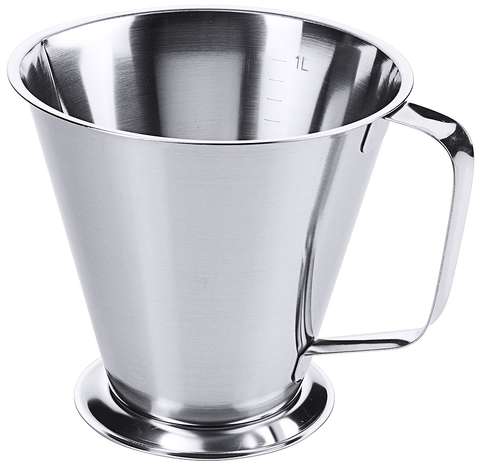 Maß mit Fuß - Höhe 14,0 cm - Volumen 1,0 Liter - Scala 2 Maß mit Fuß - Höhe 14,0 cm - Volumen 1,0 Liter - Scala 2
