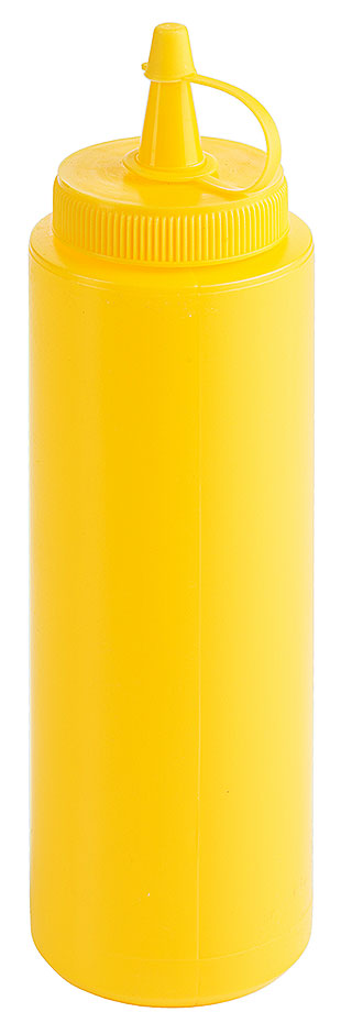 Quetschflasche 0,25 Ltr, - Ø 5,0 cm - Gelb