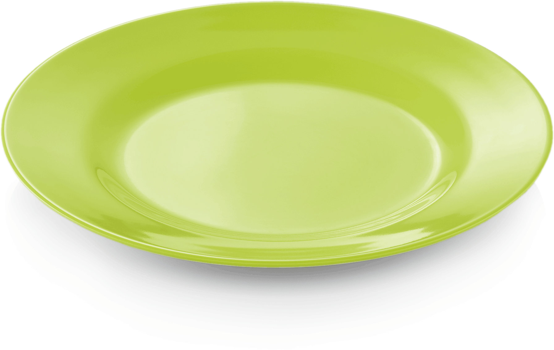 Teller, flach, Ø 23 cm, grün, Melamin