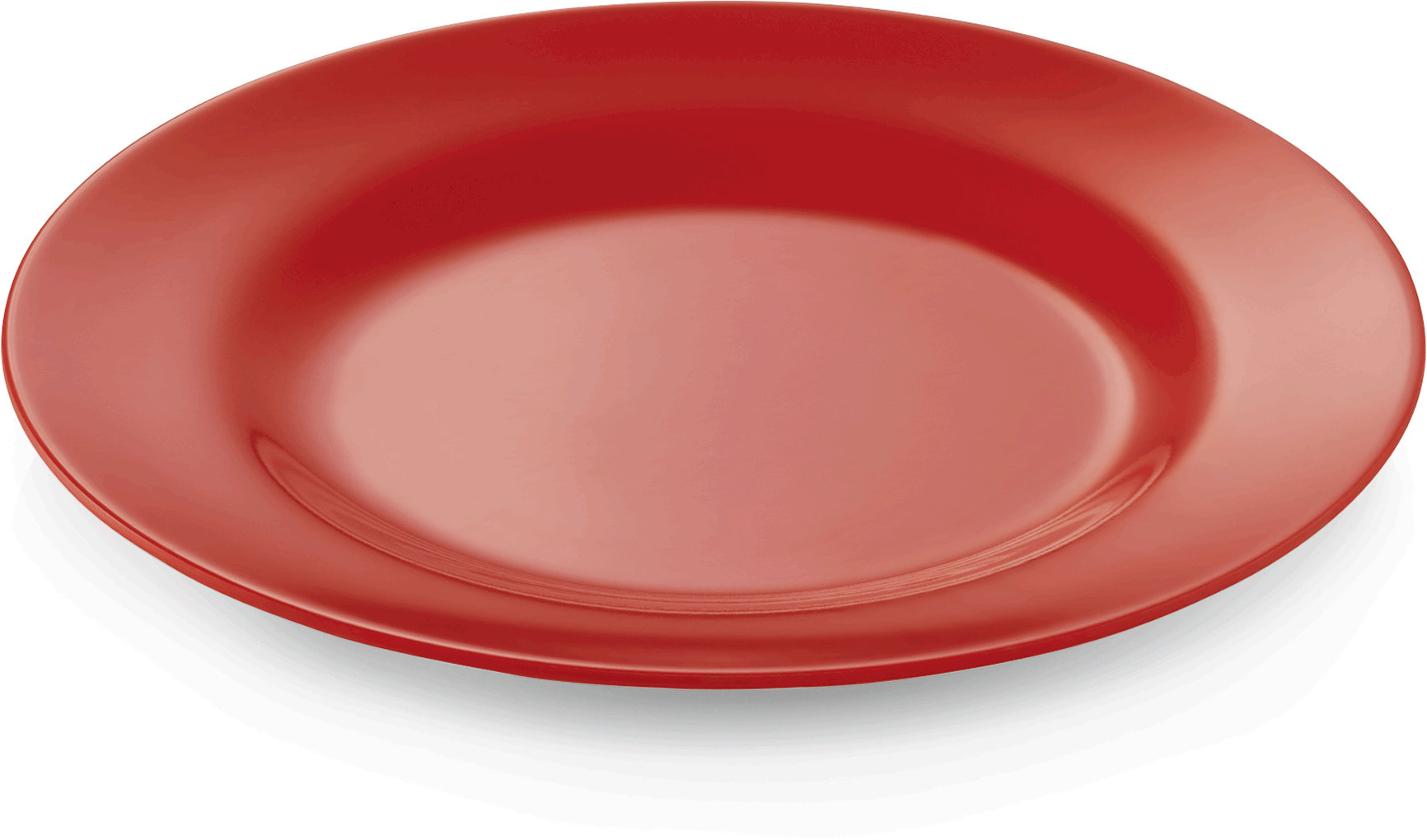 Teller, flach, Ø 20 cm, rot, Melamin