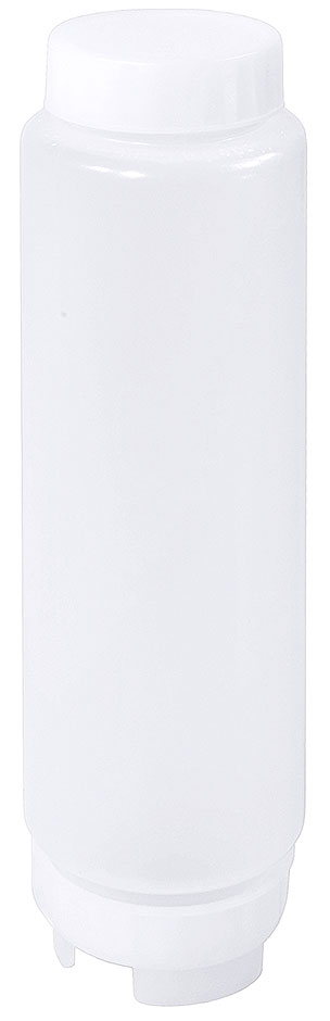 Quetschflasche 0,50 Ltr, - Ø 6,0 cm - Weiß
