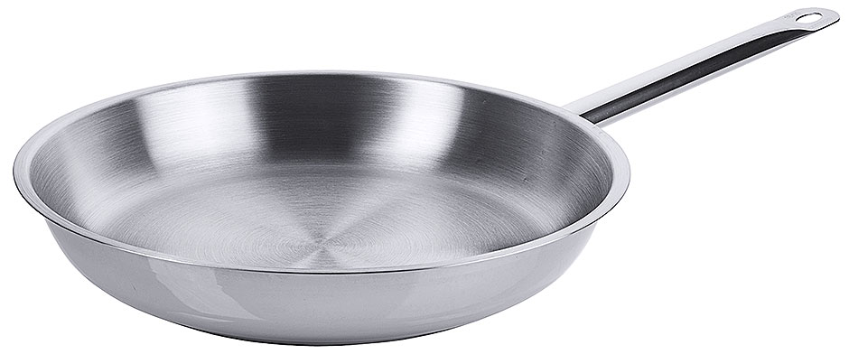 Bratpfanne mit Rohrgriff Ø 32 cm - Ø Boden 25,0 cm - Höhe 6,0 cm